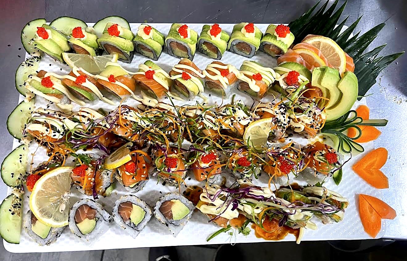 Sushi platter