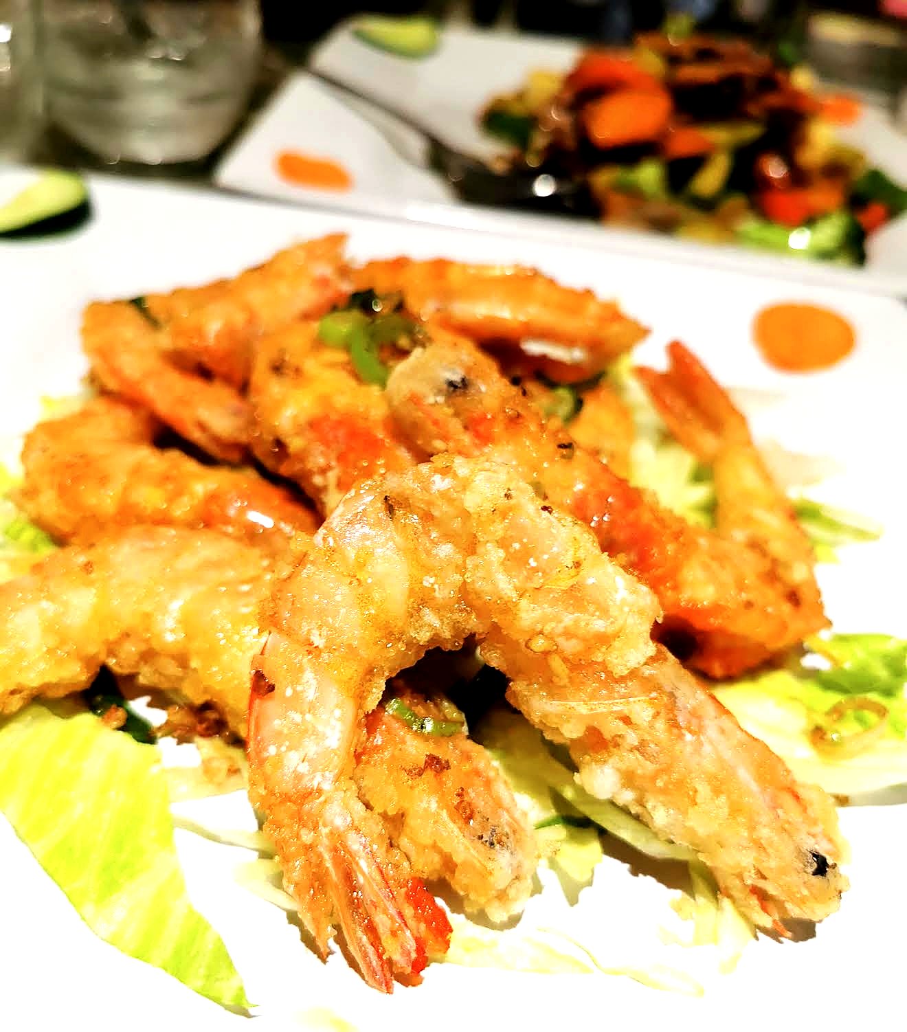 Salt & pepper prawns